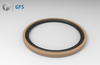 PGE - OE, Customized Piston Seal Glyd Ring PTFE (rounded chamfer with oil groove)